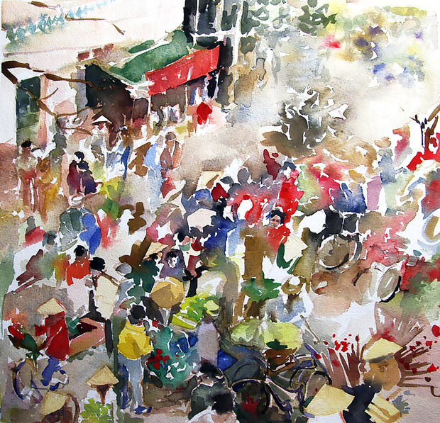 Bustling