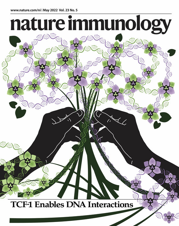 Cover Art for Vahedi Lab - Nature Immunology