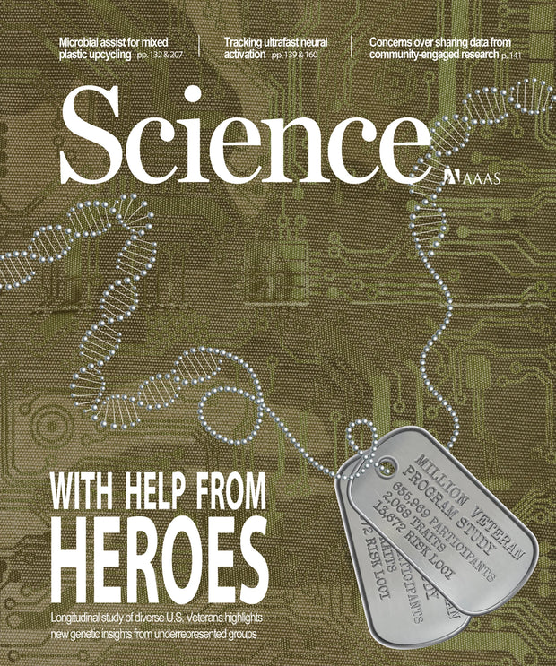 Cover Art for the Million Veteran Program - Science